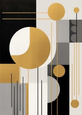 Bauhaus Gold Decor