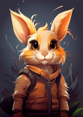 Little explorer rabbit