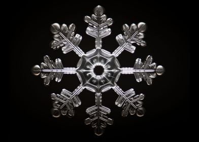 Beautiful Macro Snowflake