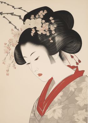 Portrait of Japanese woman