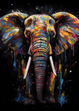 Elephant Abstract