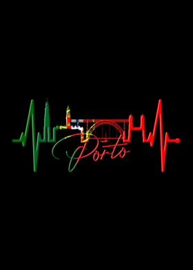 Porto Skyline Heartbeat