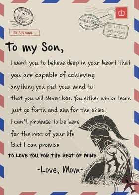 To My Son Gift
