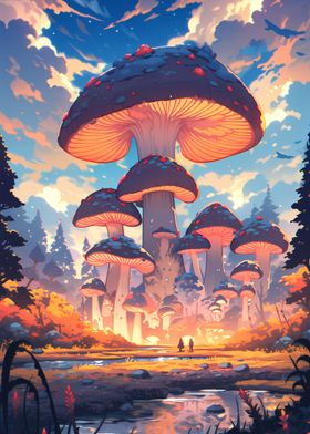 Fantasy Mushroom World 03