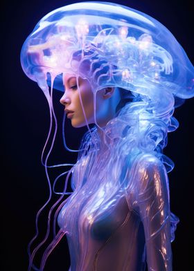 Jellyfish Cyberpunk Girl 1