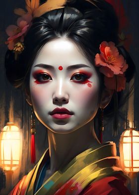 Geisha Japanese Girl