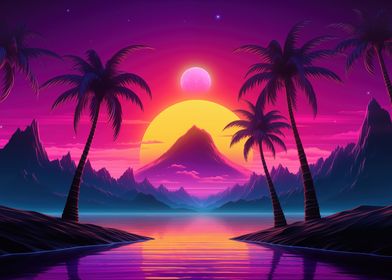 Vaporwave Tropics