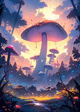 Fantasy Mushroom World 04