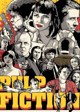 Pulp Fiction Posters Online - Shop Unique Metal Prints, Pictures