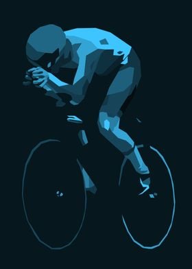 Track Cycling Pop Art