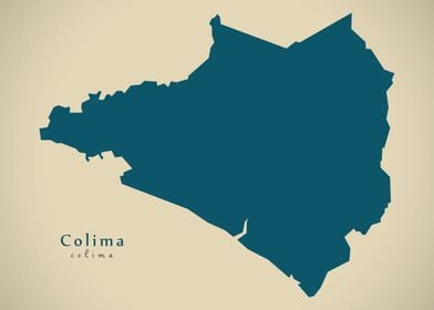 Colima Mexico map