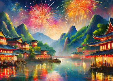 Chinese new year celebrate