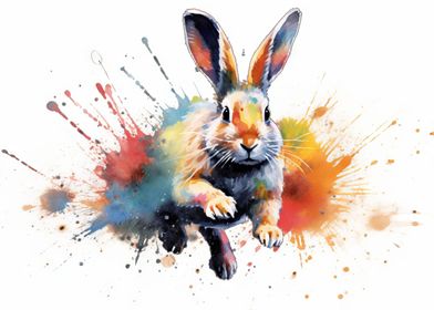 Rabbit Watercolor