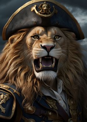 Angry lion pirates