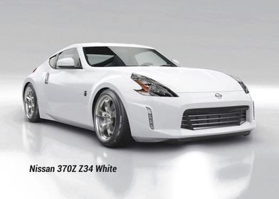 Nissan 370Z Z34 White