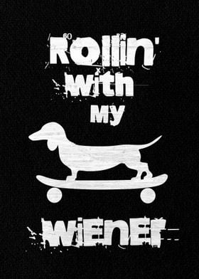 Skateboard Wiener Funny