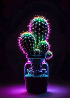 Neon cactus 