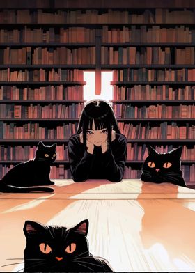 Cats and books