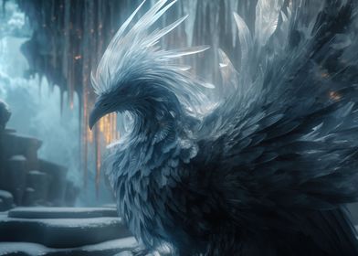 Realistic Ice Phoenix