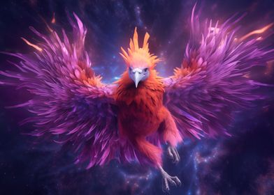 Cosmic Attacking Phoenix