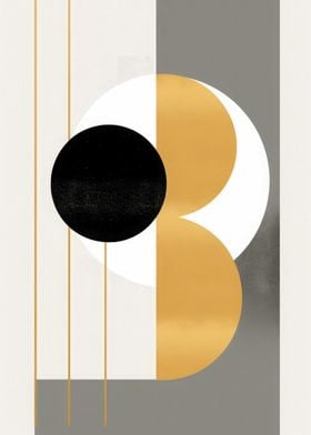 Circle Gold Bauhaus