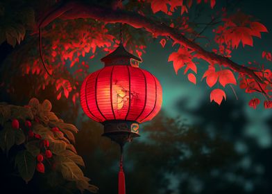 Japanese Sakura Lamp