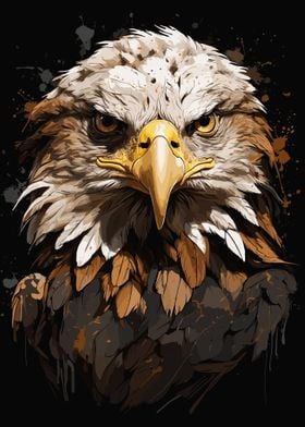 Eagle Animal Splatter