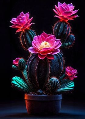 Neon cactus 