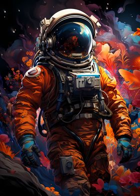 astronaut in space