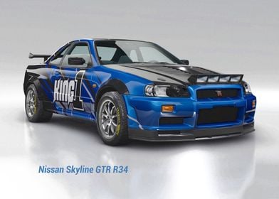 Nissan Skyline GTR R34