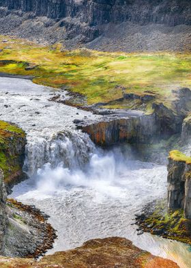 waterfall hafragilsfoss
