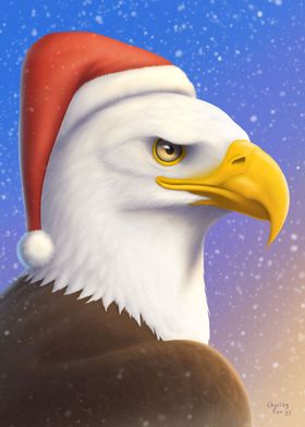 Festive Bald Eagle