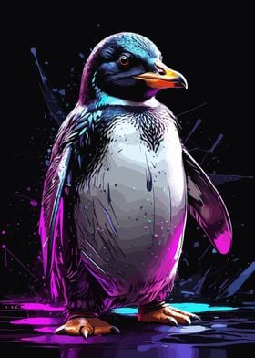 Penguin Animal Colorful