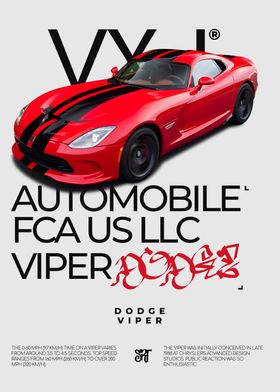 Dodge Viper minimalist