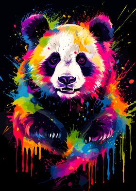 Panda Painting