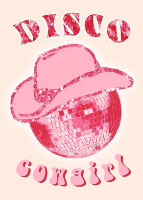 Pink Disco Cowgirl Hat