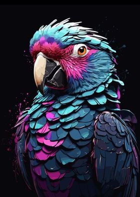 Parrots Animal Colorful