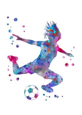 Female Soccer Player 