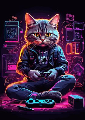 Cat and Gaming