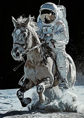 Horse And Astronaut