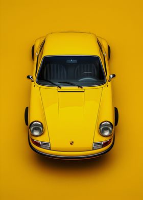 Amazing Yellow car Classic