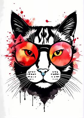 Watercolor Cat