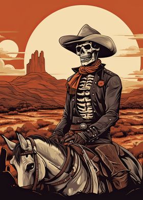 cowboy in the desert