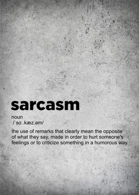 sarcasm definition