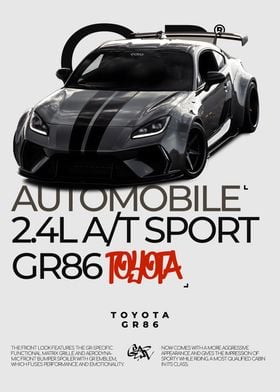 Toyota GR86 minimalist