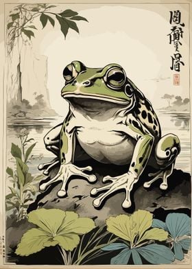 Vintage Japanese Frog
