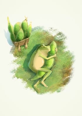 Lazy frog