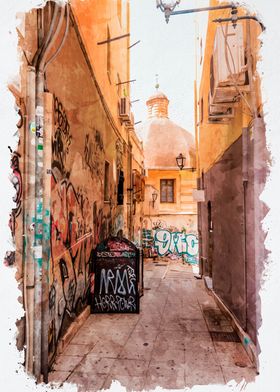 Alleys of Cagliari