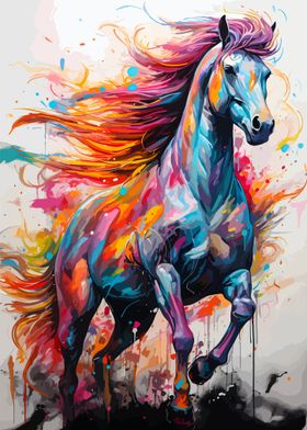 Horse Painting Animal