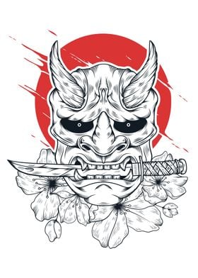 Oni The Samurai mask